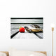 Turtle Eating Strawberry Wall Decal