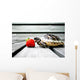 Turtle Eating Strawberry Wall Decal