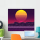 Retro Futuristic Wall Decal