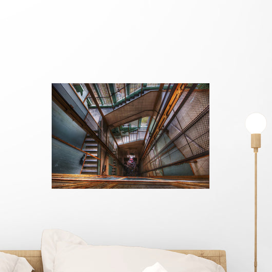 Elevator Shaft Wall Decal