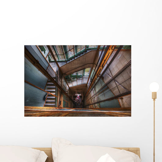 Elevator Shaft Wall Decal