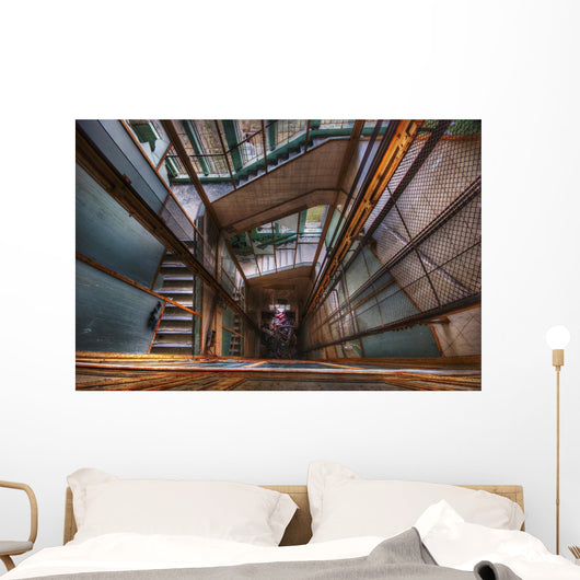 Elevator Shaft Wall Decal
