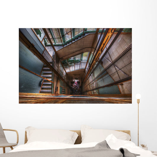 Elevator Shaft Wall Decal