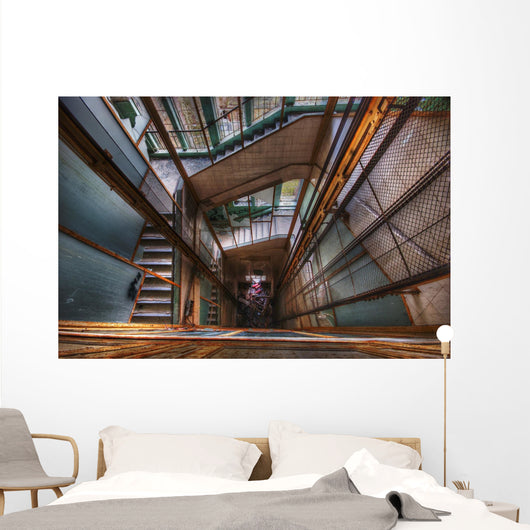 Elevator Shaft Wall Decal