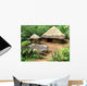 Thatched Hut Ethiopia Wall Decal Design 3