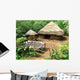 Thatched Hut Ethiopia Wall Decal Design 3