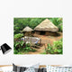 Thatched Hut Ethiopia Wall Decal Design 3