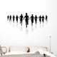 Running towards Finish Wall Decal