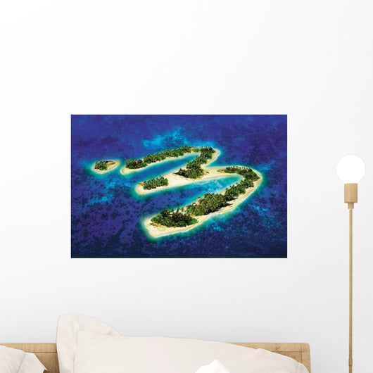Island Happiness Wall Decal