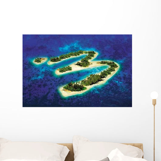 Island Happiness Wall Decal