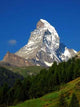 Matterhorn Wall Decal Design 2