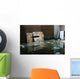 Trash Flooded Alley Wall Decal