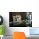 Trash Flooded Alley Wall Decal