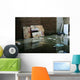Trash Flooded Alley Wall Decal