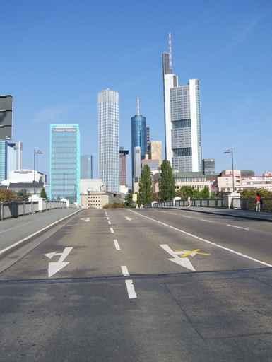 Frankfurt Skyline Wall Decal Design 1