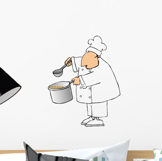 Soup Chef Wall Decal
