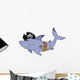 Pirate Shark Wall Decal