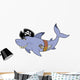 Pirate Shark Wall Decal