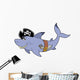 Pirate Shark Wall Decal