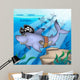 Cartoon Pirate Shark with Wall Decal