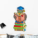 Reading Owl Teacher Books Wall Decal