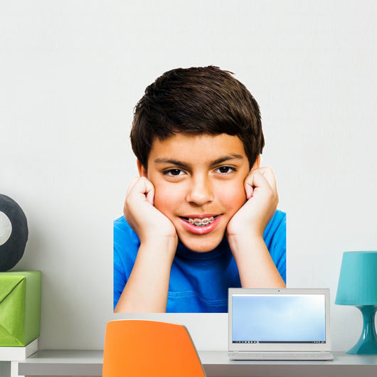 Portrait Boy Smiling Wall Decal