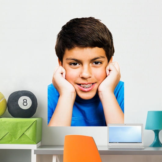 Portrait Boy Smiling Wall Decal