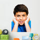 Portrait Boy Smiling Wall Decal