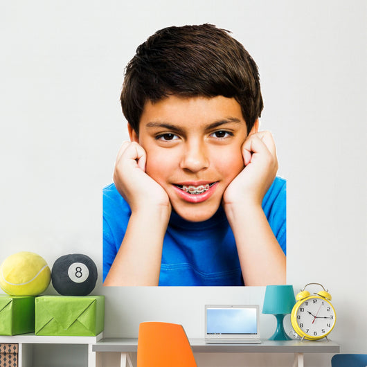 Portrait Boy Smiling Wall Decal