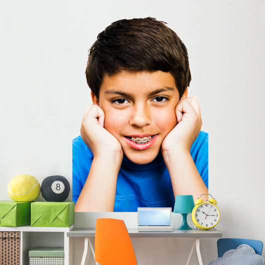 Portrait Boy Smiling Wall Decal
