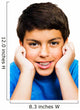 Portrait Boy Smiling Wall Decal
