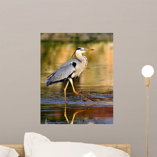 Airone Heron Wall Decal Design 2