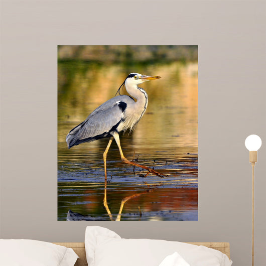 Airone Heron Wall Decal Design 2