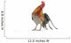 Fancy Rooster Wall Decal
