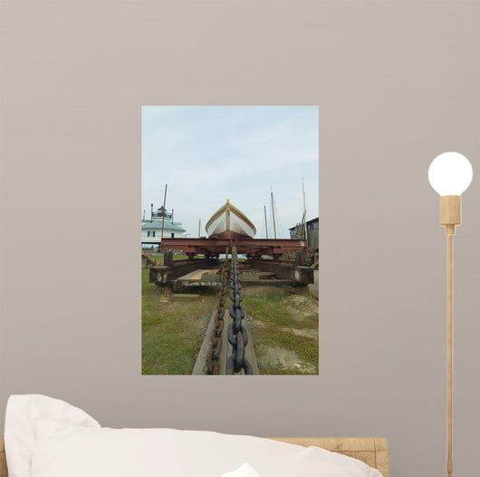Skipjack Boat Taken out Wall Decal