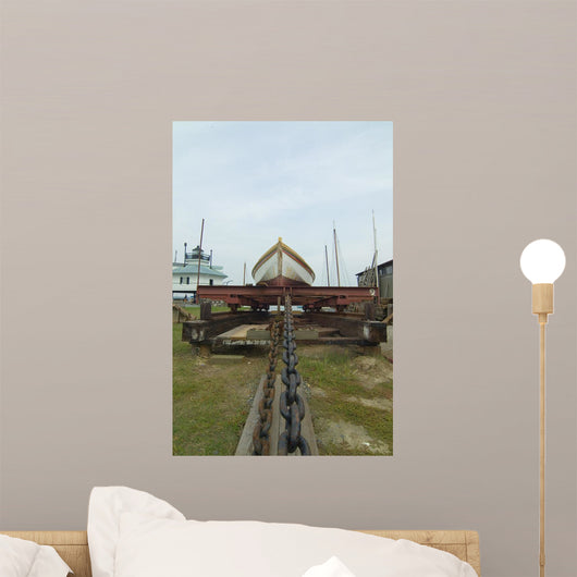 Skipjack Boat Taken out Wall Decal