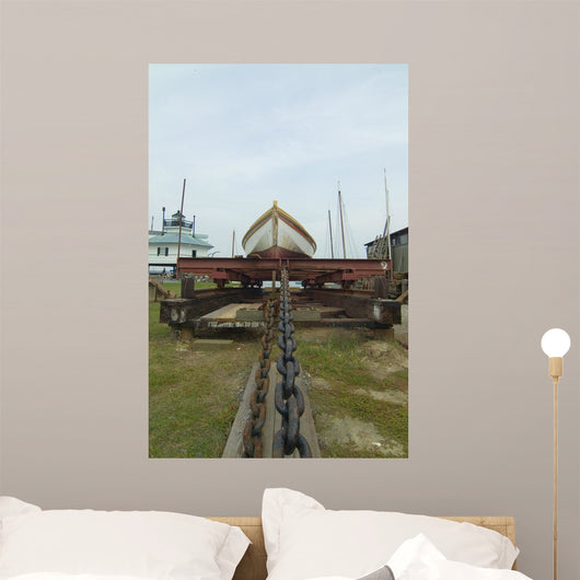 Skipjack Boat Taken out Wall Decal