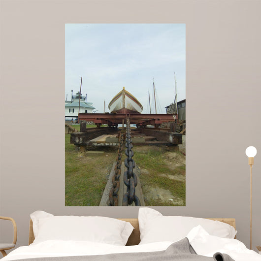 Skipjack Boat Taken out Wall Decal