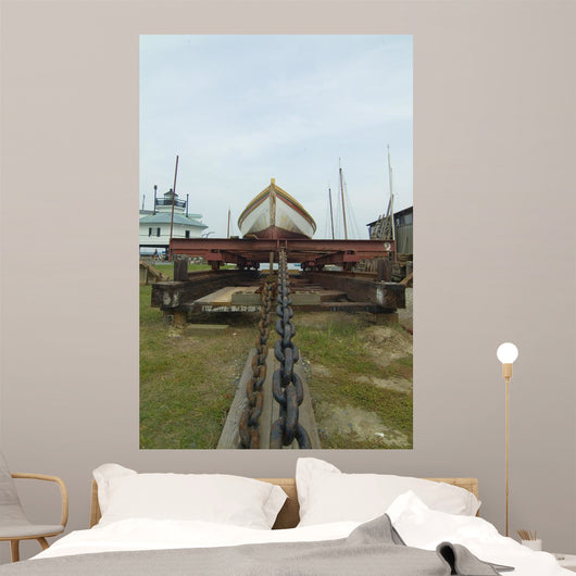 Skipjack Boat Taken out Wall Decal