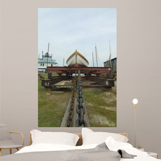 Skipjack Boat Taken out Wall Decal