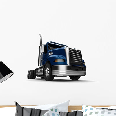 Truck Concept 3D Render Wall Decal shown on a wall