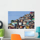 Brazilian Favela Rio Janeiro Wall Decal