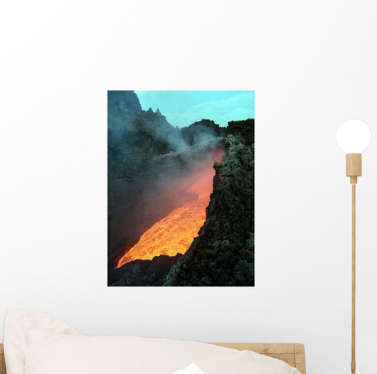 Etna Eruption Wall Decal