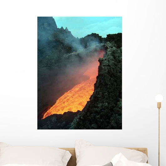 Etna Eruption Wall Decal