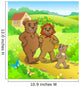 Fairy Tale Three Bears Wall Decal