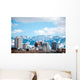 Salt Lake City Skyline and Mountains Wall Decal