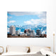 Salt Lake City Skyline and Mountains Wall Decal