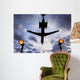 Plane Passes Overhead Wall Decal
