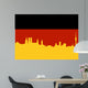 Munchen Munich Skyline Vector Wall Decal