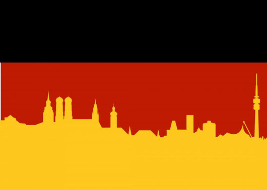 Munchen Munich Skyline Vector Wall Decal